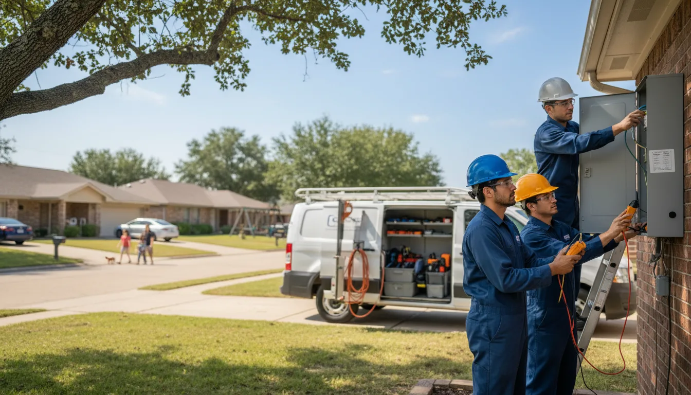 Certified electrician providing emergency electrical services in Bayard, IA